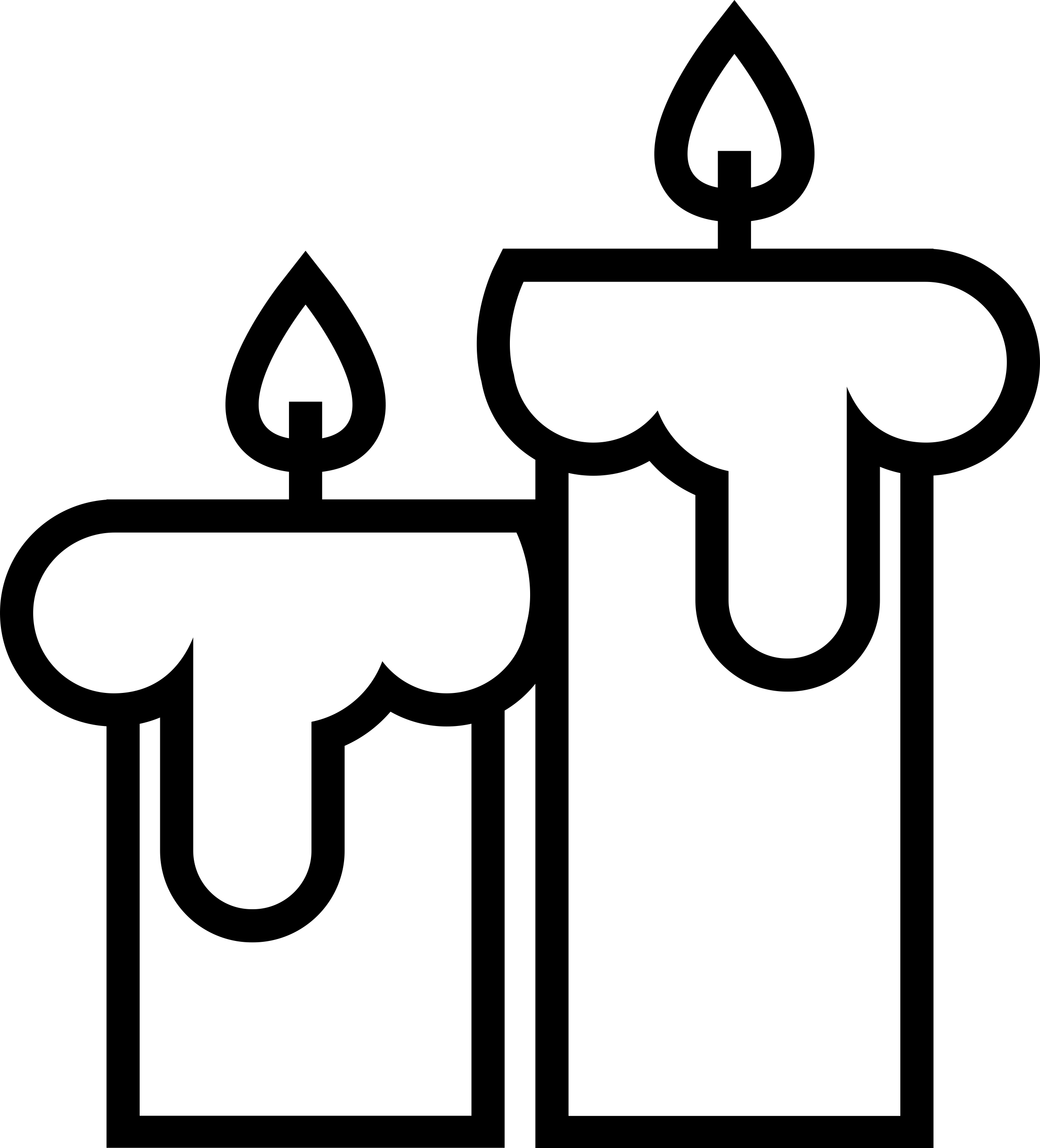 Halloween Candles Couple Outlined Ornament Line Art Illustration Svg Free Vectors